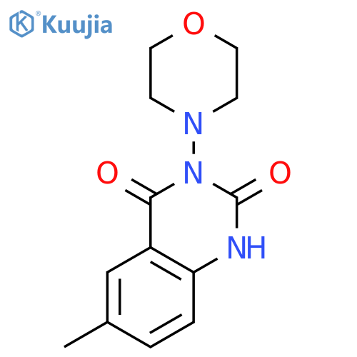 2,4(1H,3H)-QUINAZOLINEDIONE, 6-METHYL-3-(4-MORPHOLINYL)- structure