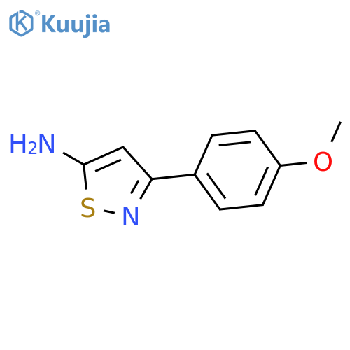 3-(4-Methoxyphenyl)isothiazol-5-amine structure