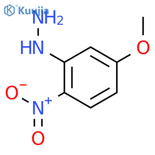 (5-Methoxy-2-nitro-phenyl)-hydrazine structure