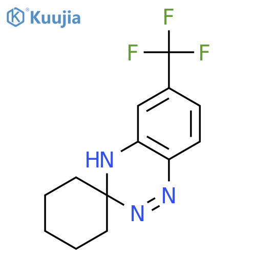 SPIRO[1,2,4-BENZOTRIAZINE-3(4H),1'-CYCLOHEXANE], 6-(TRIFLUOROMETHYL)- structure