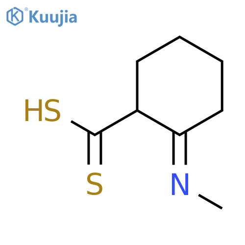 CYCLOHEXANECARBODITHIOIC ACID, 2-(METHYLIMINO)- structure