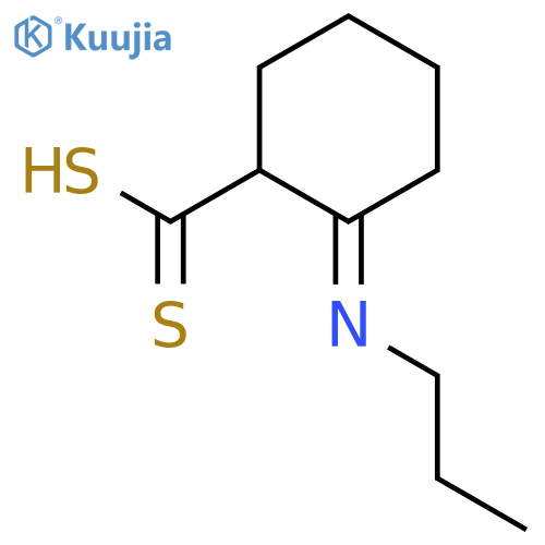 CYCLOHEXANECARBODITHIOIC ACID, 2-(PROPYLIMINO)- structure
