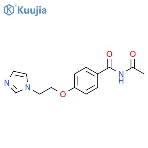 BENZAMIDE, N-ACETYL-4-[2-(1H-IMIDAZOL-1-YL)ETHOXY]- structure