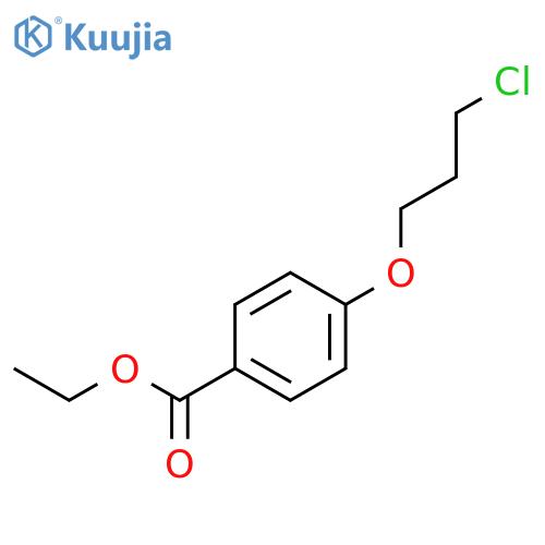 Benzoic acid,4-(3-chloropropoxy)-, ethyl ester structure