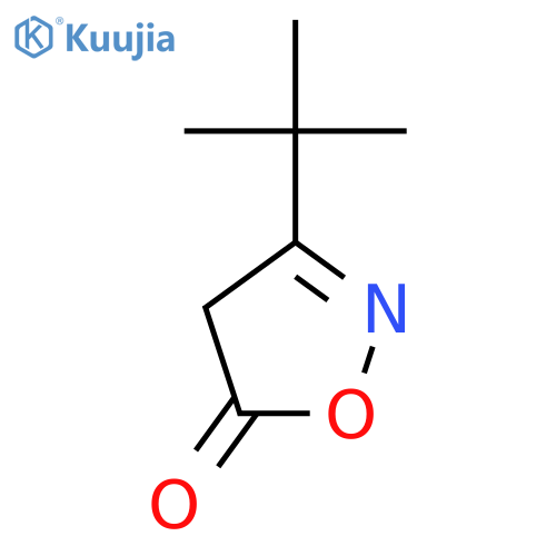 3-tert-butyl-4,5-dihydro-1,2-oxazol-5-one structure