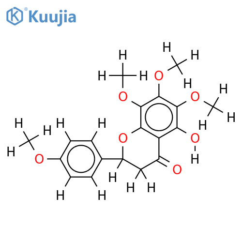 4',6,7,8-Tetra-Me ether-(S)-4',5,6,7,8-Pentahydroxyflavanone structure