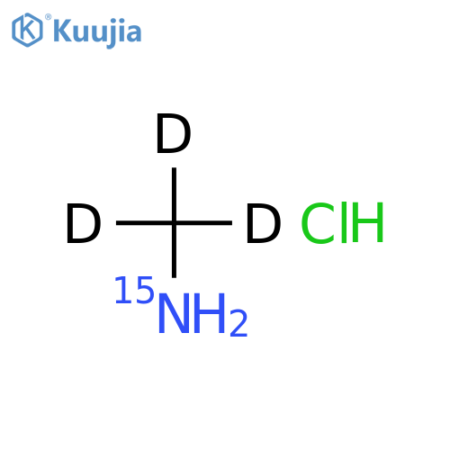 Methan-d3-amine-15N Hydrochloride structure