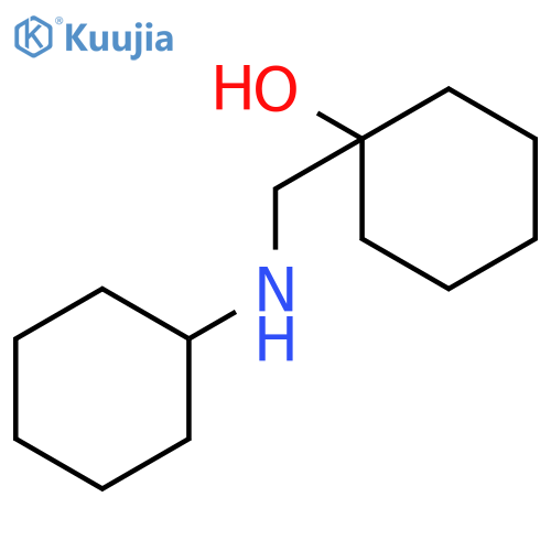 1-[(cyclohexylamino)methyl]cyclohexan-1-ol structure