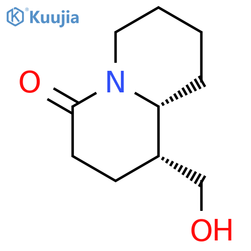 (1R,9aR)-1-(hydroxymethyl)-octahydro-1H-quinolizin-4-one structure