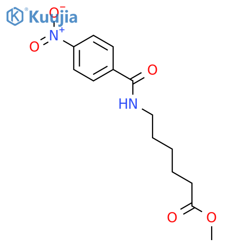 Hexanoic acid, 6-[(4-nitrobenzoyl)amino]-, methyl ester structure
