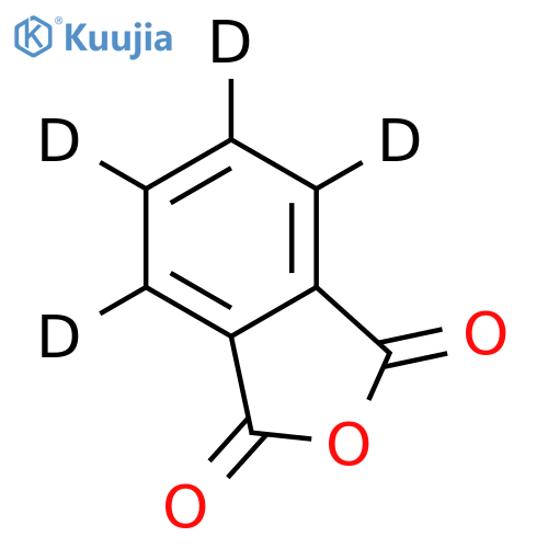 Phthalic Acid Anhydride-d4 structure