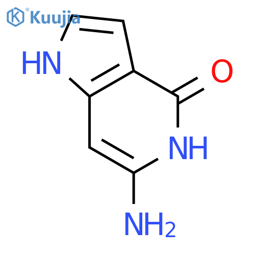 6-amino-1,5-dihydro-4H-Pyrrolo[3,2-c]pyridin-4-one structure