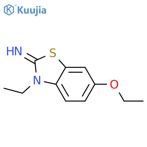 2(3H)-Benzothiazolimine,6-ethoxy-3-ethyl- structure