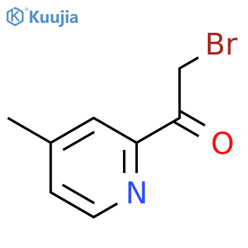 2-bromo-1-(4-methylpyridin-2-yl)ethan-1-one structure
