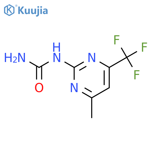 Urea, [4-methyl-6-(trifluoromethyl)-2-pyrimidinyl]- structure