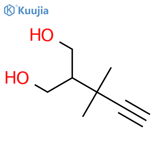 1,3-PROPANEDIOL, 2-(1,1-DIMETHYL-2-PROPYNYL)- structure