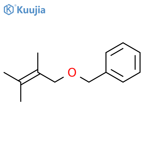Benzene, [[(2,3-dimethyl-2-butenyl)oxy]methyl]- structure