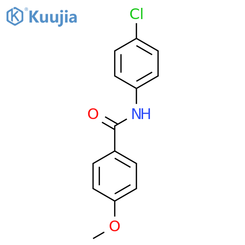 Benzamide,N-(4-chlorophenyl)-4-methoxy- structure