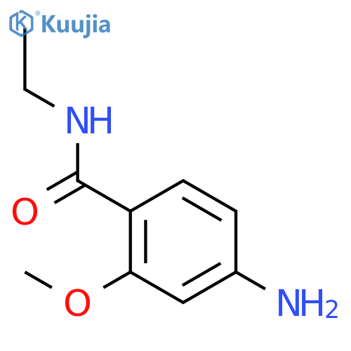 Benzamide, 4-amino-N-ethyl-2-methoxy- structure