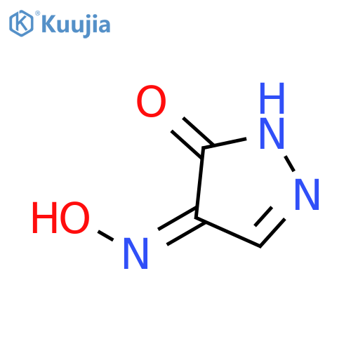 1H-Pyrazole-4,5-dione, 4-oxime structure