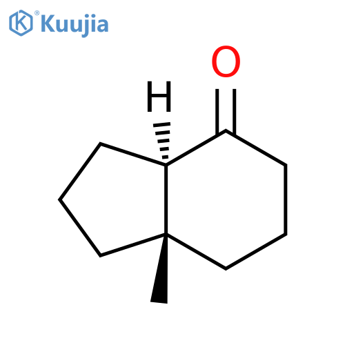 4H-Inden-4-one, octahydro-7a-methyl-, trans- structure