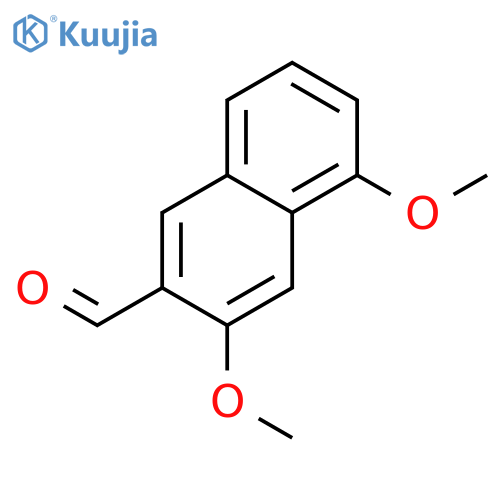 2-NAPHTHALENECARBOXALDEHYDE, 3,5-DIMETHOXY- structure