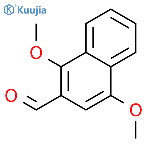 1,4-dimethoxynaphthalene-2-carbaldehyde structure