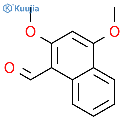 2,4-dimethoxynaphthalene-1-carbaldehyde structure