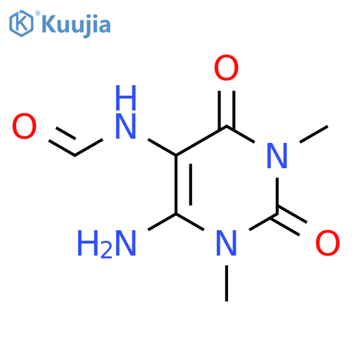 1,3-Dimethyl-4-amino-5-(formylamino)uracil structure