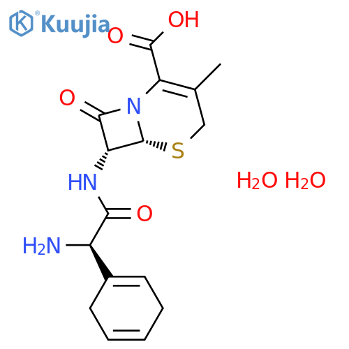 Cephradine monohydrate structure