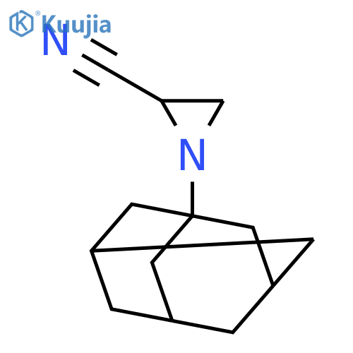 2-Aziridinecarbonitrile, 1-tricyclo[3.3.1.13,7]dec-1-yl- structure