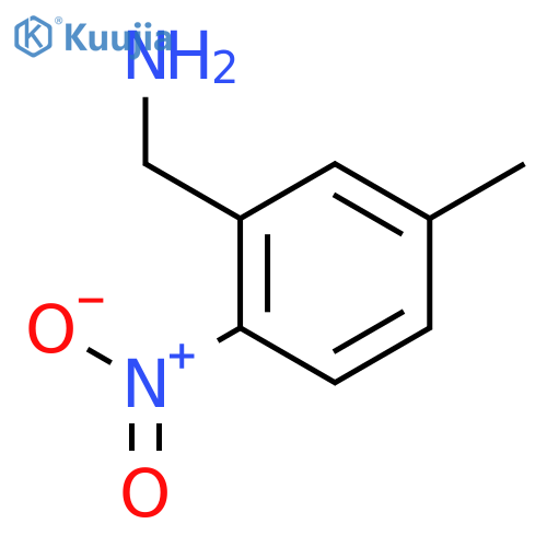 (5-methyl-2-nitrophenyl)methanamine structure