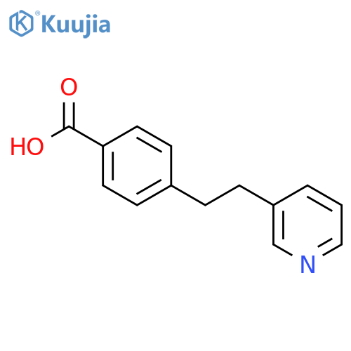 4-(2-pyridin-3-ylethyl)benzoic Acid structure