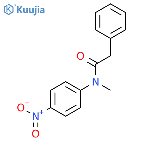 Benzeneacetamide, N-methyl-N-(4-nitrophenyl)- structure