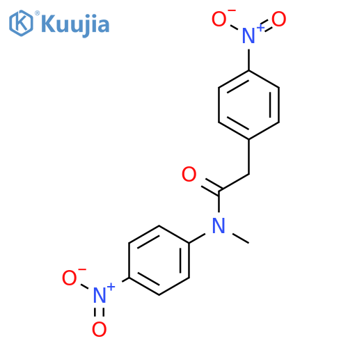 Benzeneacetamide, N-methyl-4-nitro-N-(4-nitrophenyl)- structure