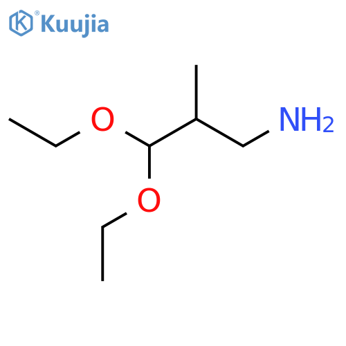 3,3-diethoxy-2-methylpropan-1-amine structure