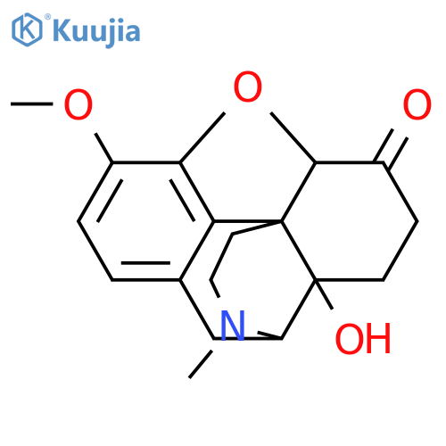 Morphinan-6-one,4,5-epoxy-14-hydroxy-3-methoxy-17-methyl-, (5a)- structure