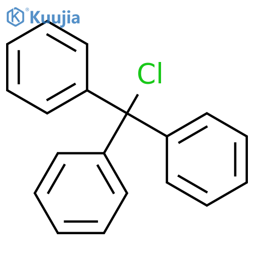 (chlorodiphenylmethyl)benzene structure