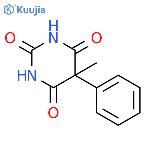 2,4,6(1H,3H,5H)-Pyrimidinetrione,5-methyl-5-phenyl- structure