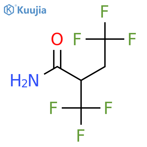 Butanamide, 4,4,4-trifluoro-2-(trifluoromethyl)- structure