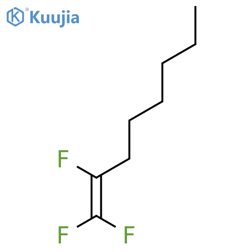 1,1,2-Trifluorooct-1-ene structure