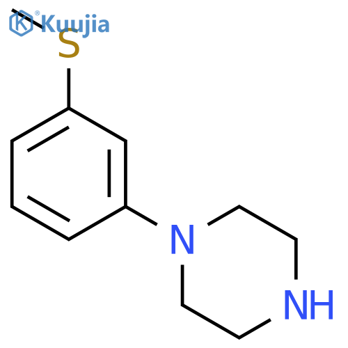 1-(3-Methylsulfanyl-phenyl)-piperazine structure
