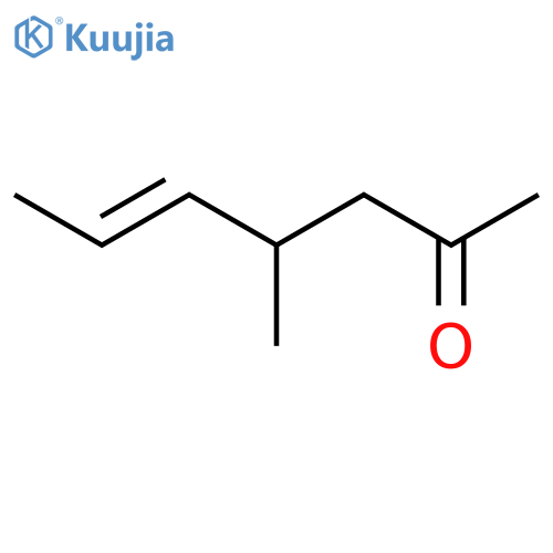 5-Hepten-2-one, 4-methyl-, (E)- structure