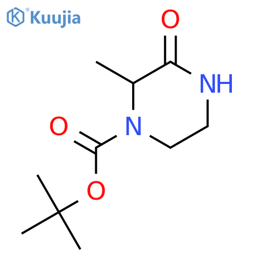 tert-Butyl 2-Methyl-3-oxopiperazine-1-carboxylate structure