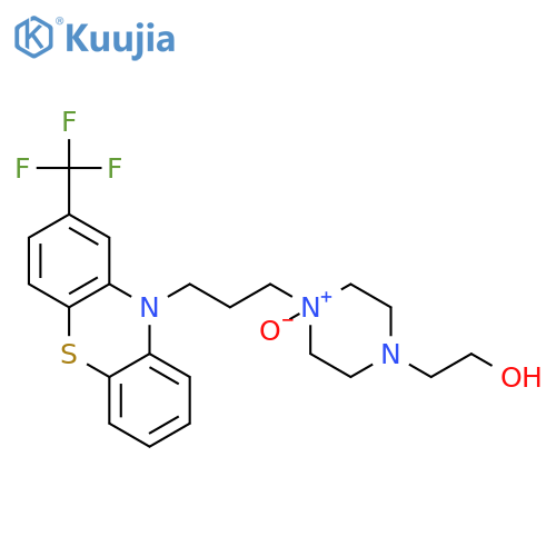 1-Piperazineethanol,4-[3-[2-(trifluoromethyl)-10H-phenothiazin-10-yl]propyl]-, 4-oxide structure