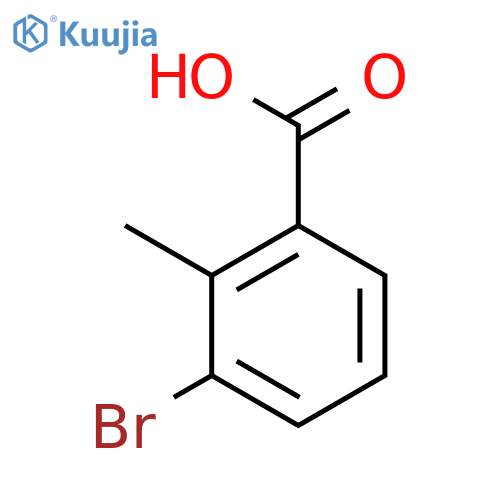 3-bromo-2-methyl-benzoic acid structure