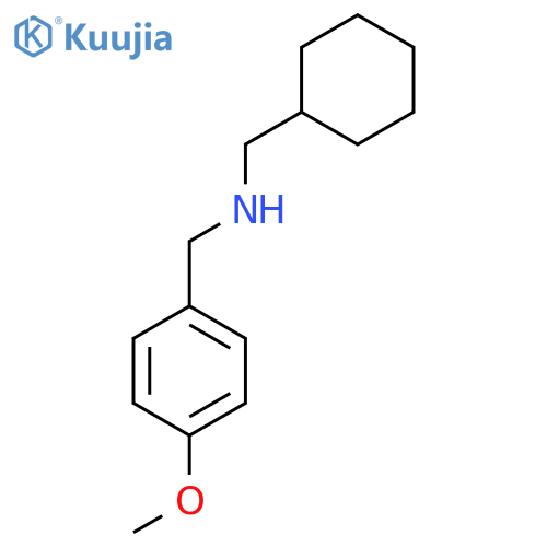 1-Cyclohexyl-N-[(4-methoxyphenyl)methyl]methanamine structure