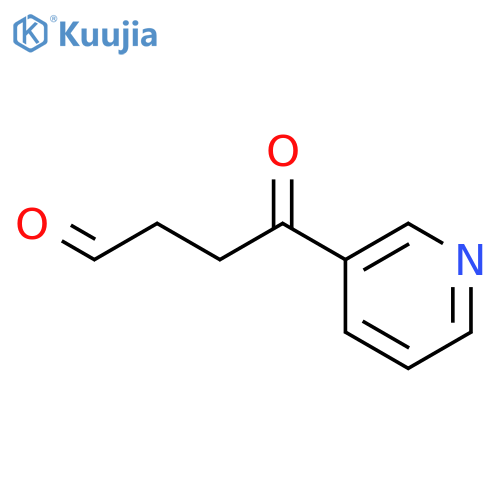4-Oxo-4-(3-pyridyl)butanal structure