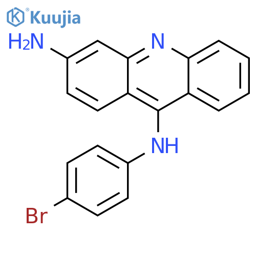N~9~-(4-bromophenyl)acridine-3,9-diamine structure