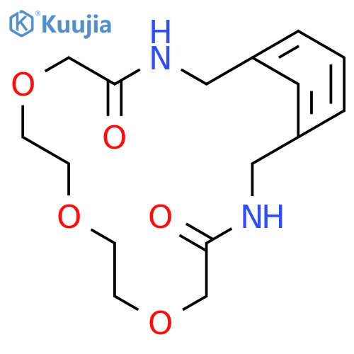 6,9,12-Trioxa-3,15-diazabicyclo[15.3.1]heneicosa-1(21),17,19-triene-4,14-dione structure